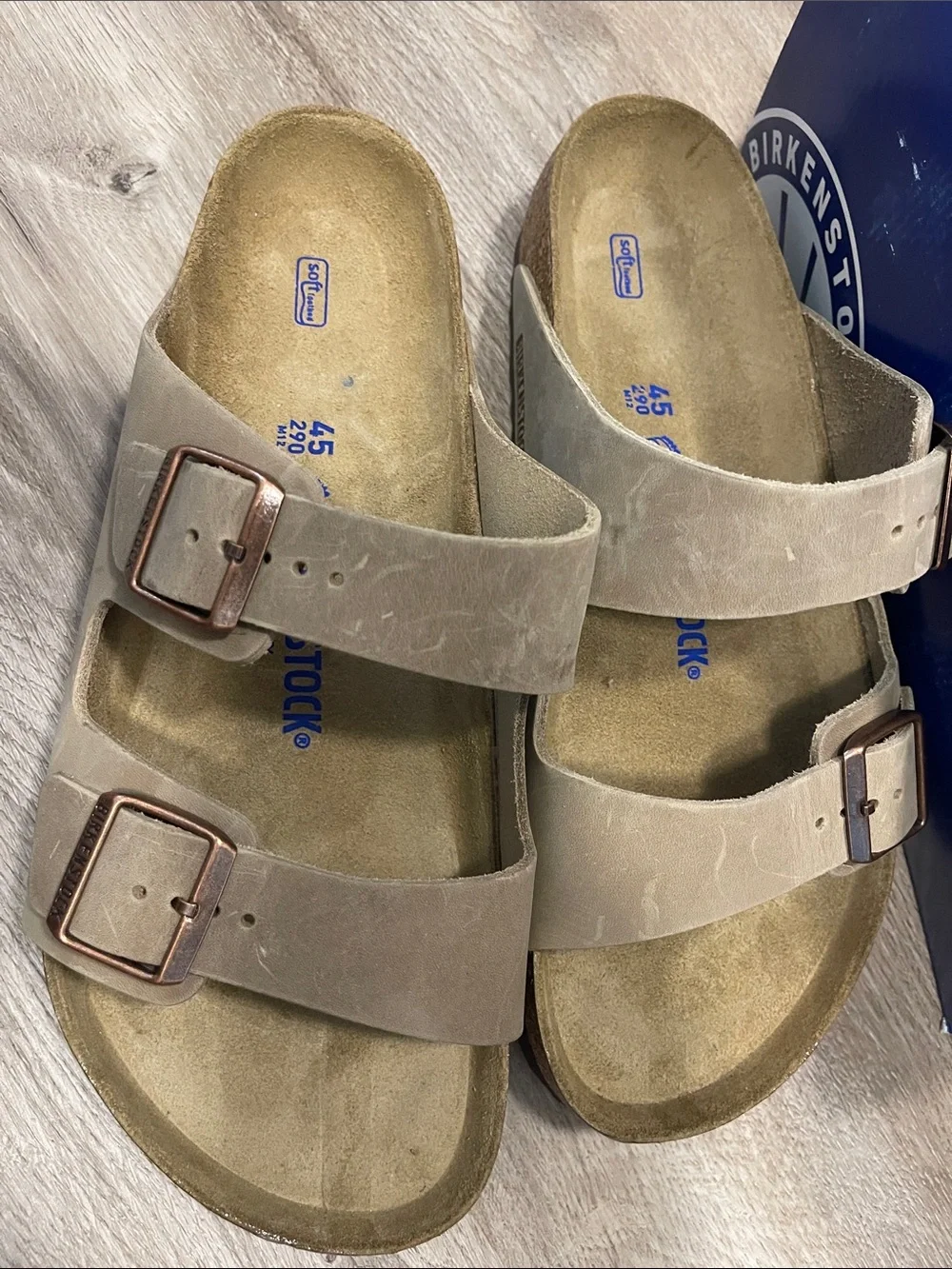 Birkenstock Arizona Softbed in Tobacco NEW IN BOX